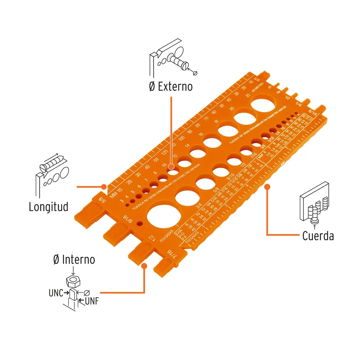 Regleta Calibradora Truper REGLA-22 - 10811