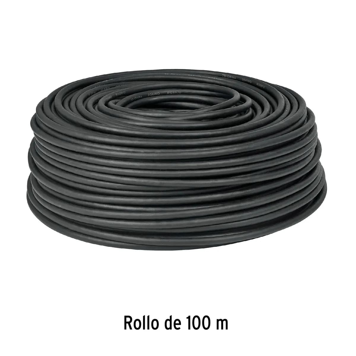 Cable Coaxial RG6 Volteck - Tramo de 5 Metros
