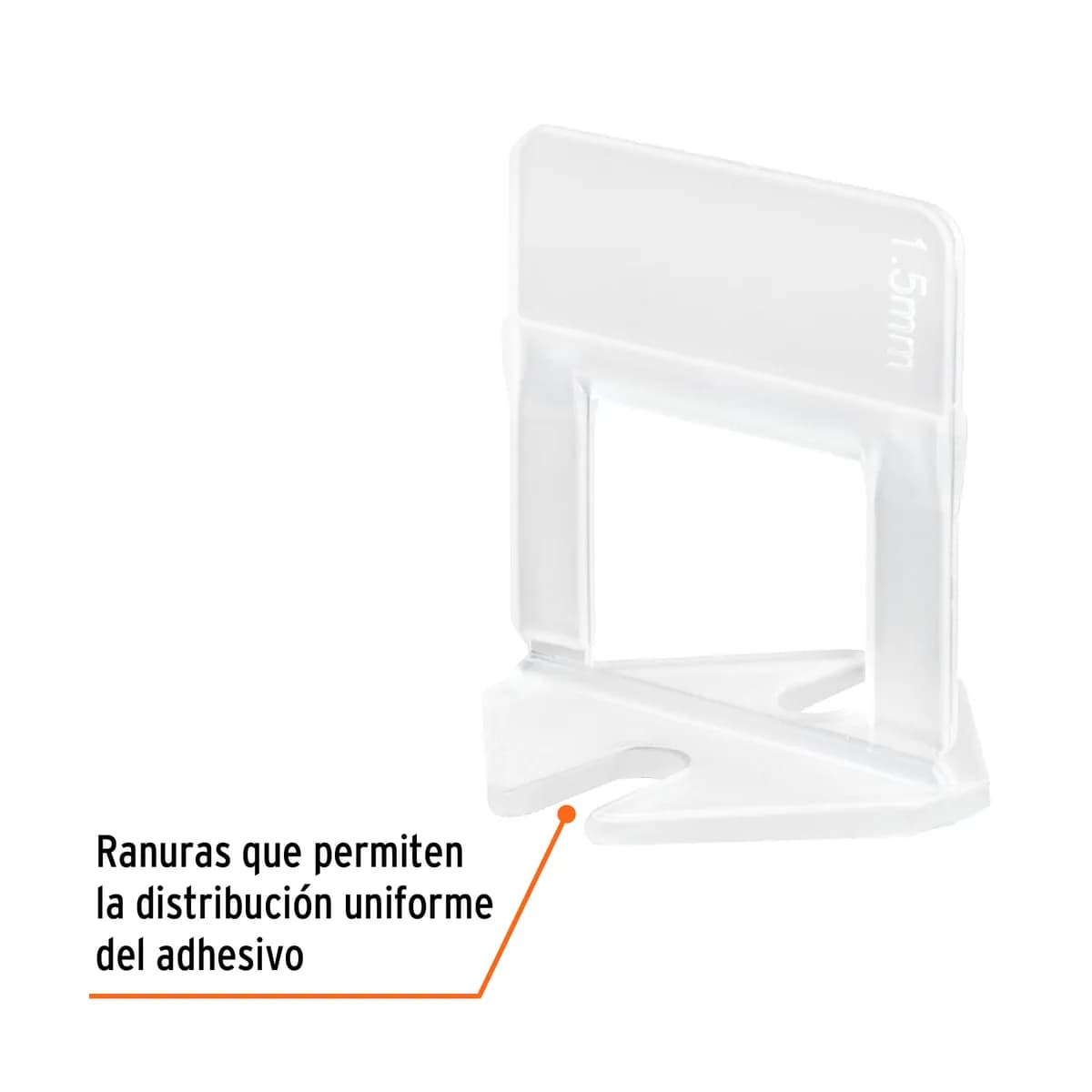 Bolsa con 100 Anclas para Nivelación 1.5 mm Truper - 102876
