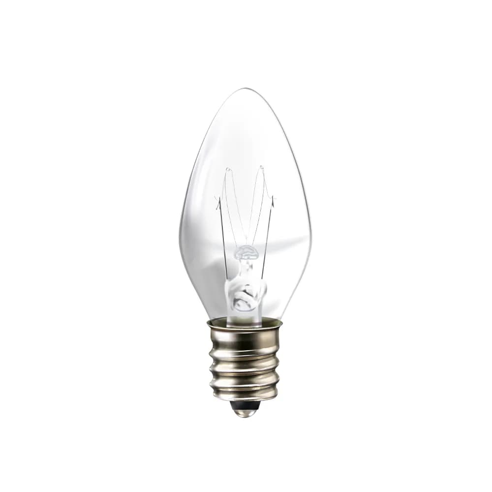 Foco Incandescente Tipo Vela Luz Cálida 7W AKSI - Paquete de 25 Piezas