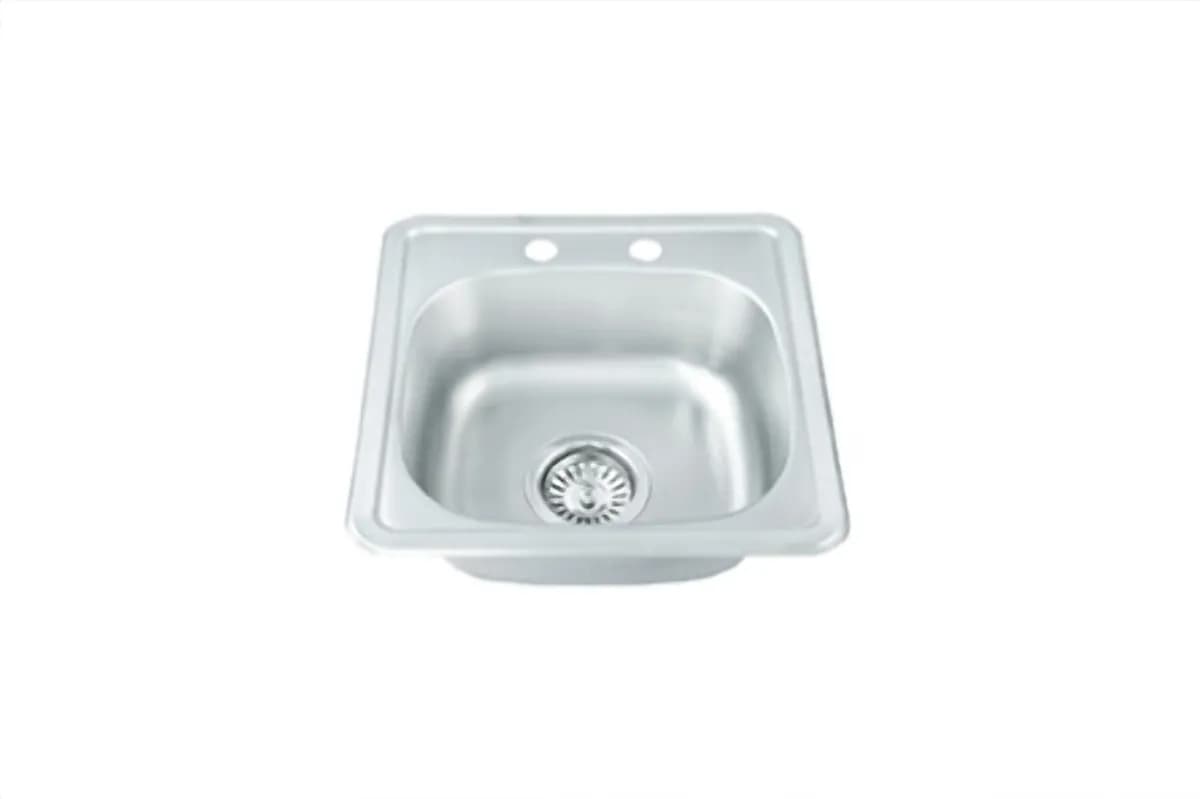 Tarja Sencilla de Acero Inoxidable Calibre 24 38x38 cm MEER - TS3838