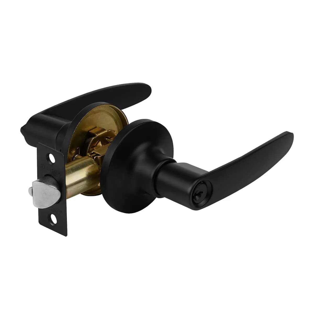 Cerradura de Manija Turín Cilindro Negro Truper - 49852