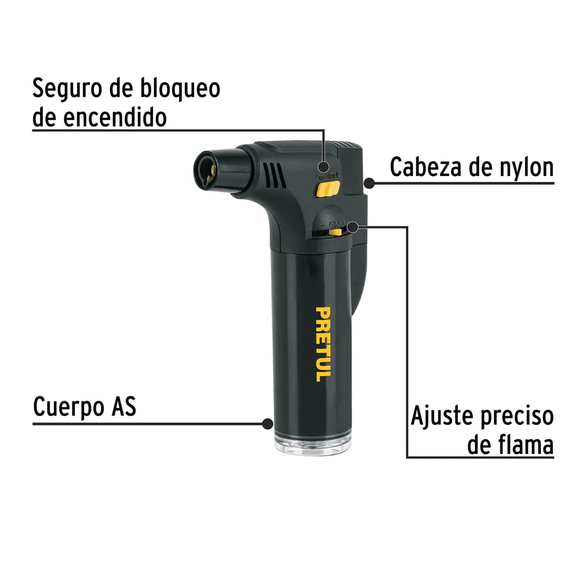 Mechero Recargable 42 ml Pretul - 29953