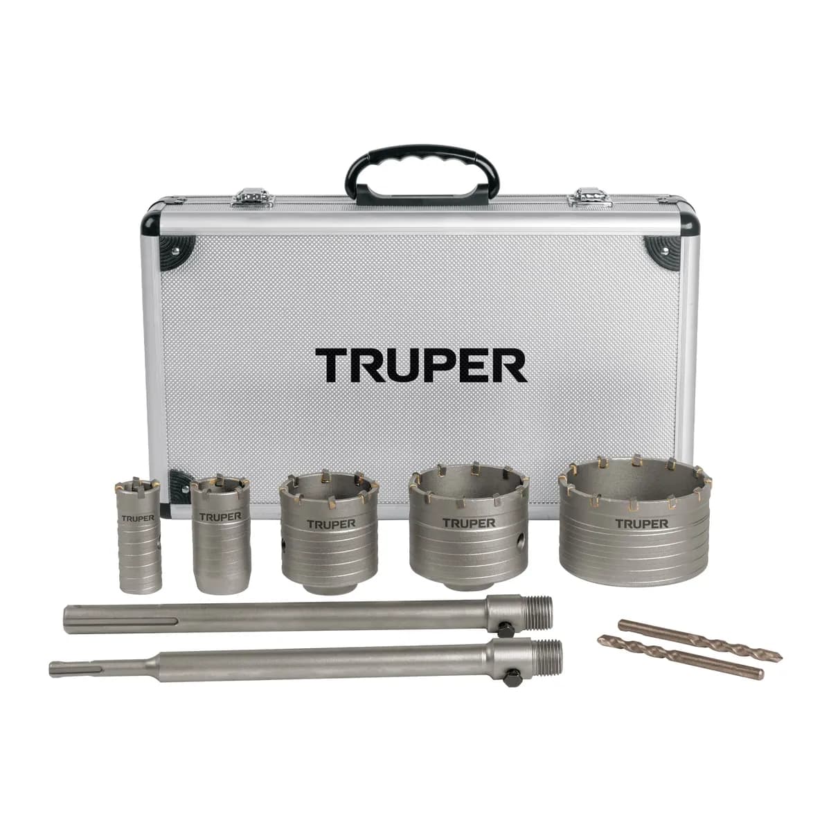 Juego de 9 Brocasierras para Concreto SDS Plus Truper - 103577