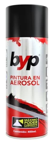 Pintura en Aerosol Negro Mate BYP - ANM