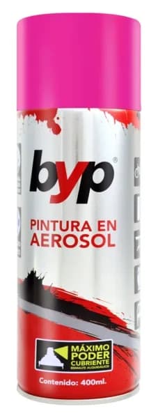 Pintura en Aerosol Rosa Fluorescente BYP - ARF