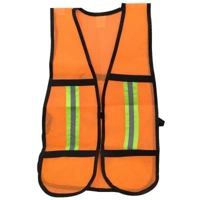 Chaleco de Malla Naranja con Reflejante Unitalla Gimbel - 14SEGURI068SM