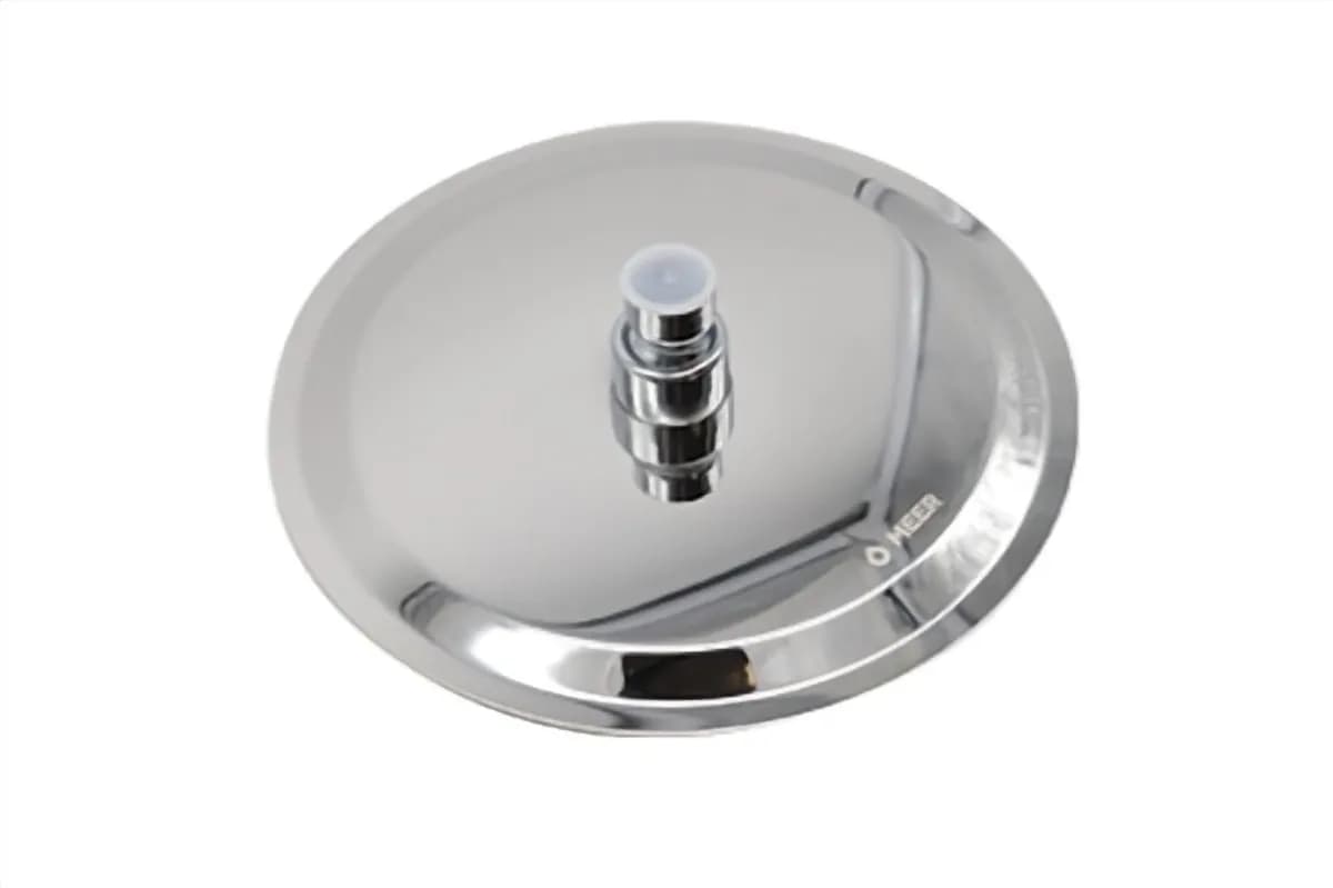 Regadera Redonda 8" de Acero Inoxidable Deluxe MEER - RC12