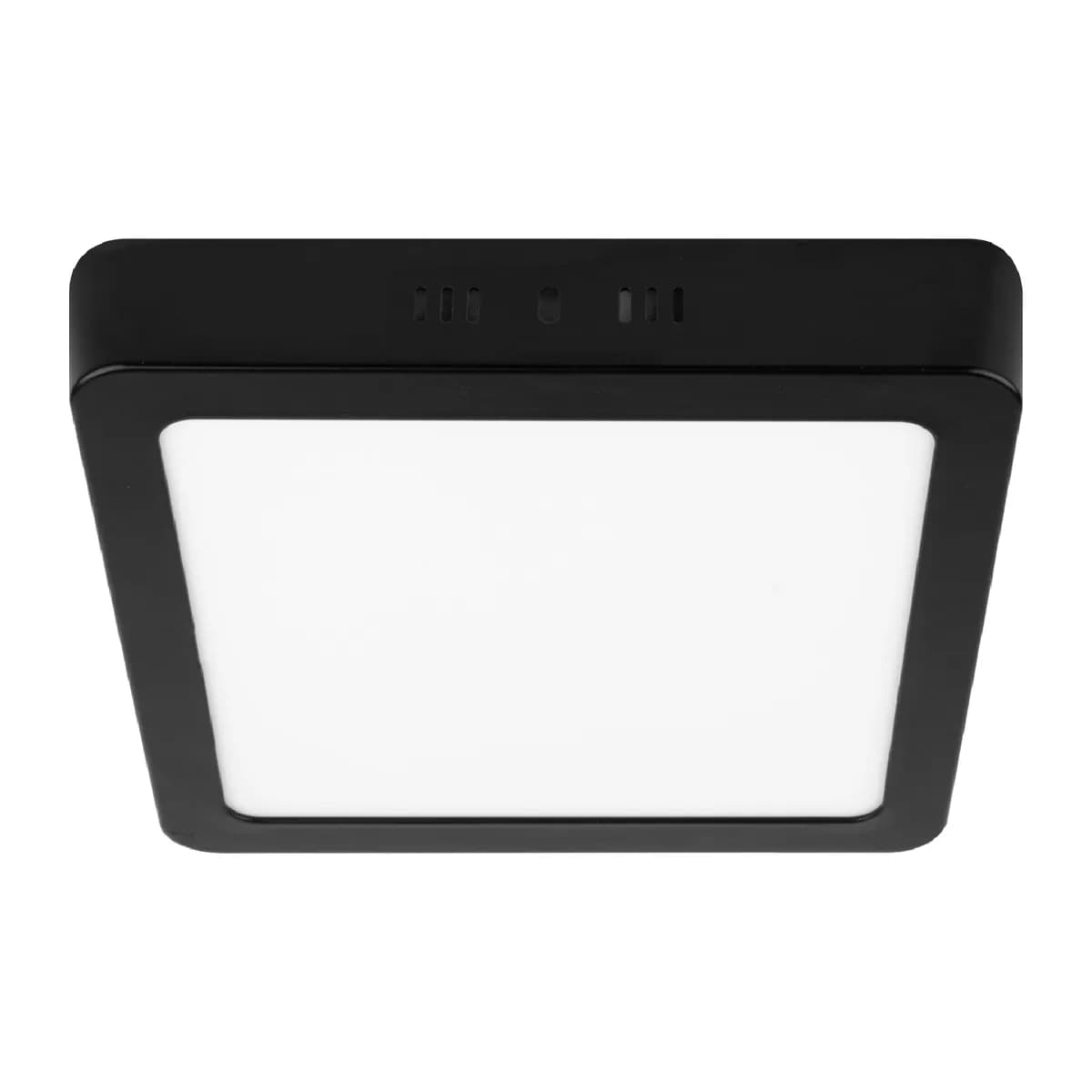 Luminario LED de Plafón 18 W Cuadrado Negro Volteck - 47417