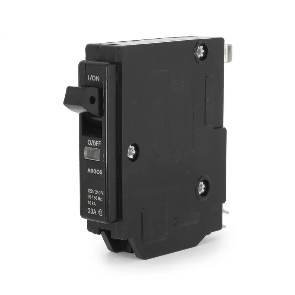 Interruptor Termomagnético 1P 20A Argos Pastilla Residencial