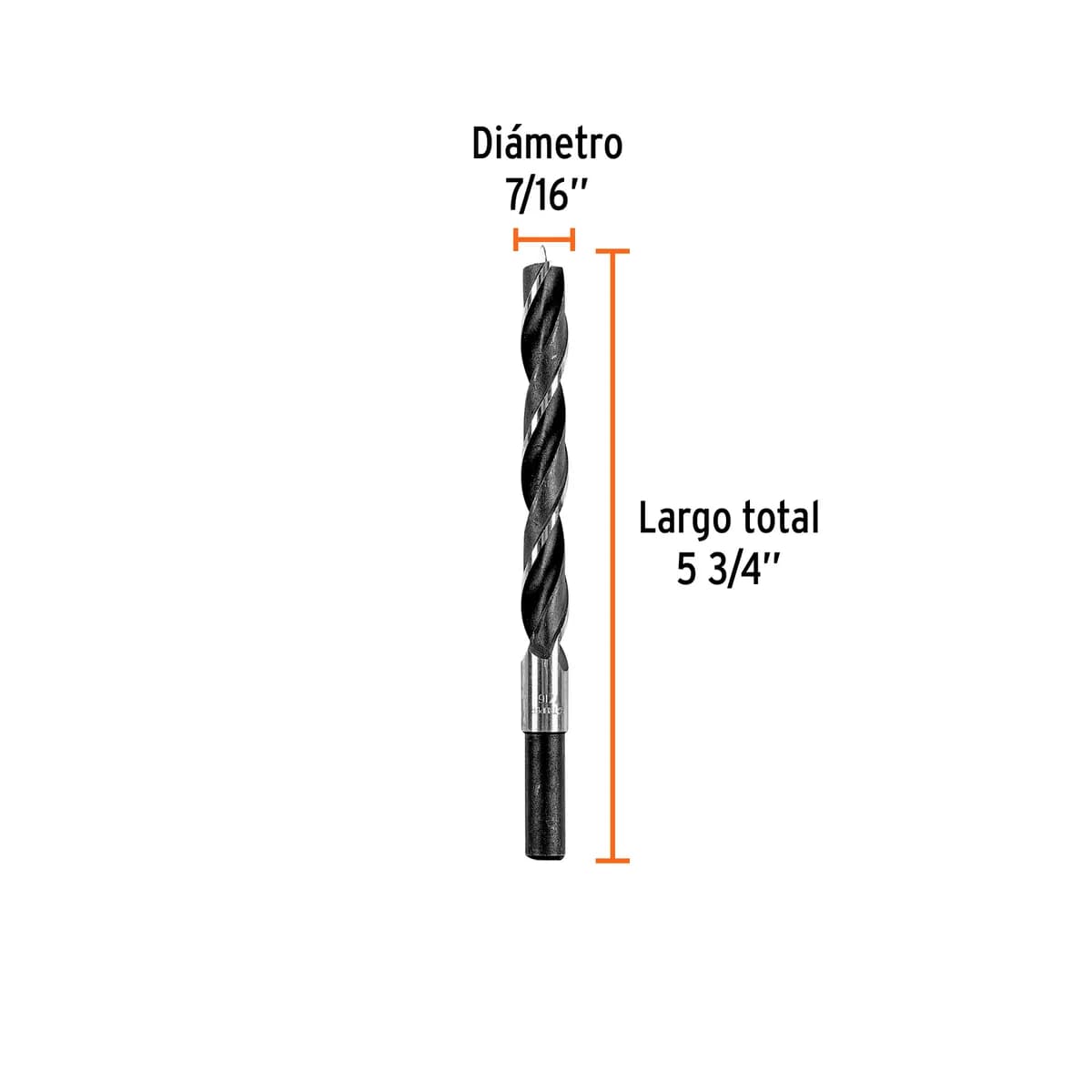Broca con Punta Centradora para Madera 7/16" Truper - 101695