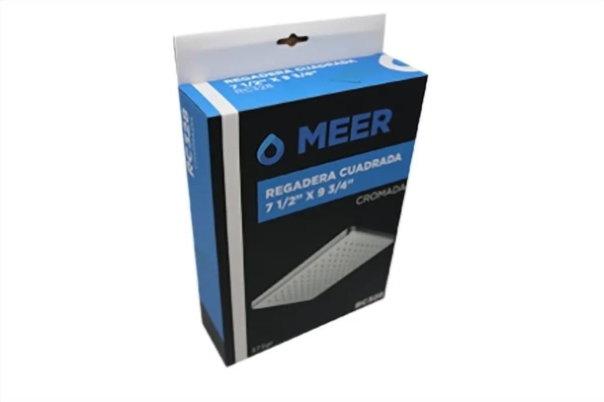 Regadera Cuadrada 7 1/2" MEER - RC328