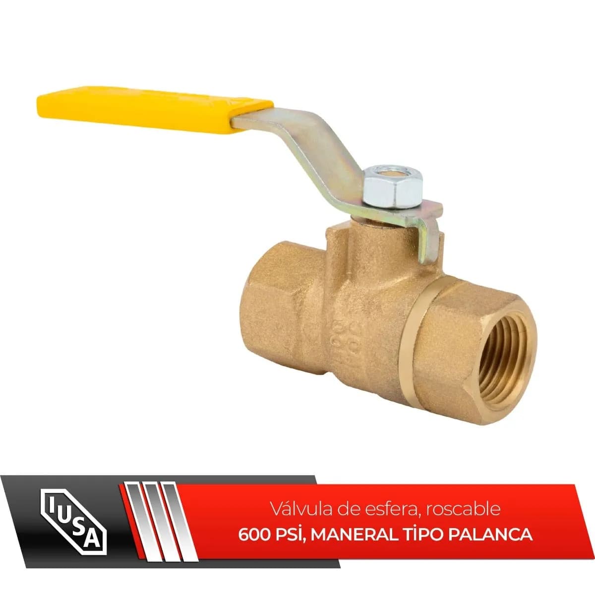 Válvula de Esfera Roscable 1/2" VEO5R IUSA - 311830