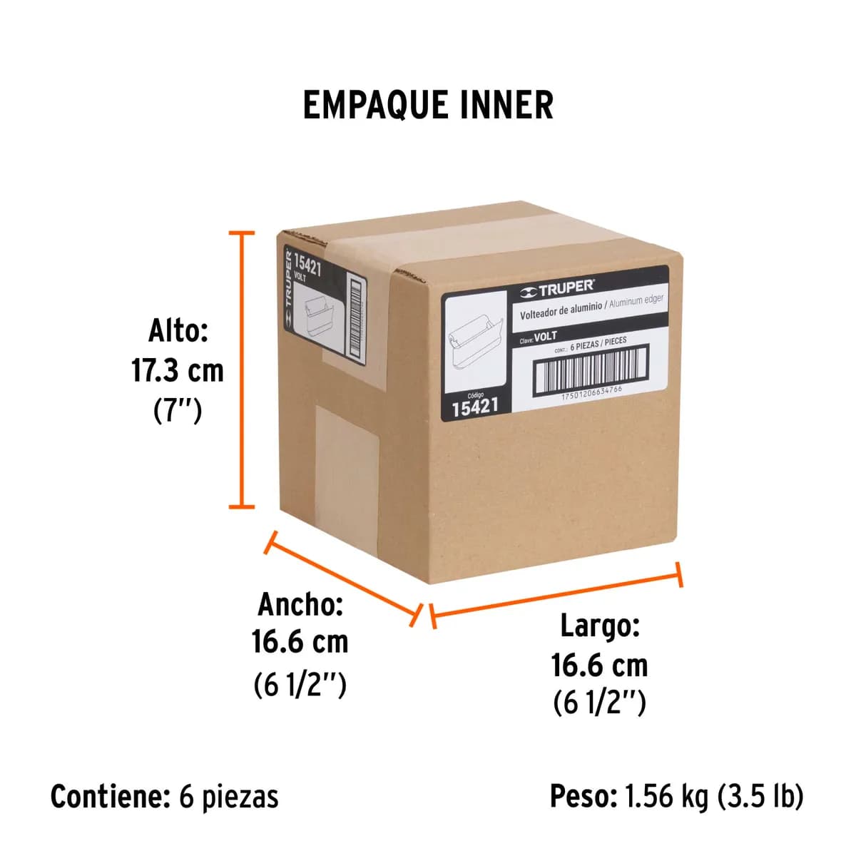 Volteador de Aluminio Truper VOLT - 15421