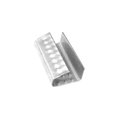 Sello para Fleje 1/2" Abierto Punteado Gimbel - Paquete de 100 Piezas