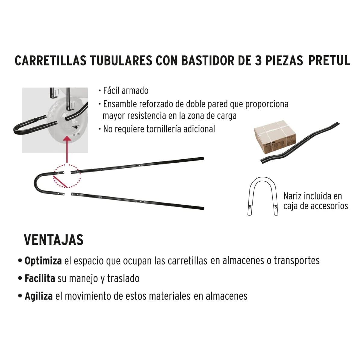 Carretilla 5.5 ft³ Imponchable Pretul - 20630