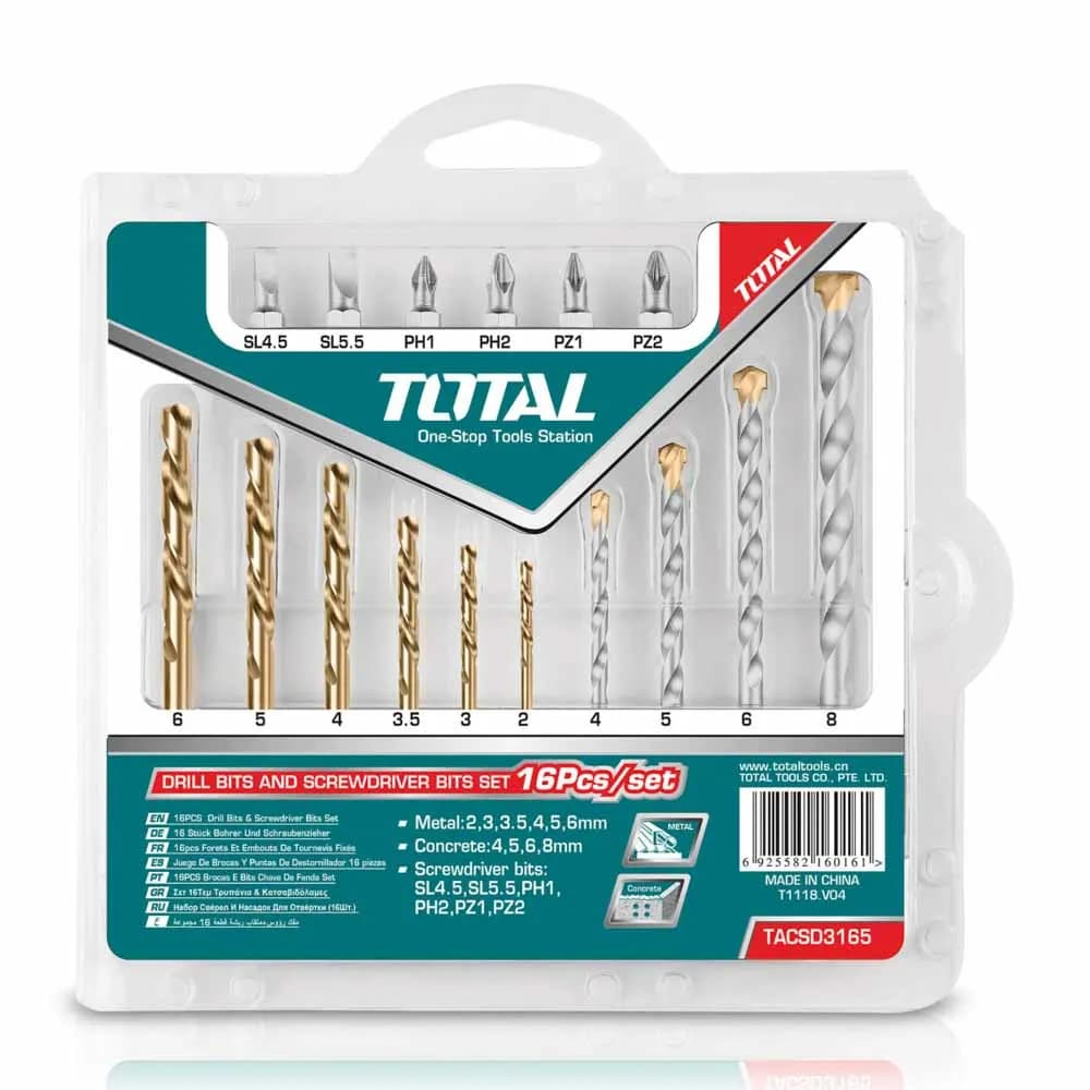 Set de 19 Brocas Mixtas y Puntas IUSA - 618860