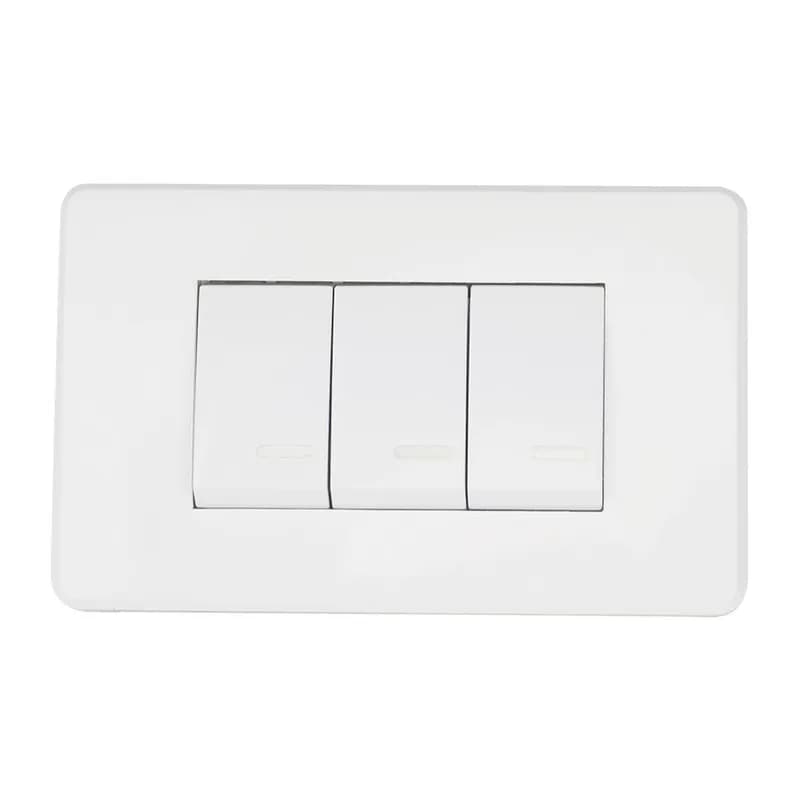 2 Apagadores Sencillos y 1 Escalera Blanco Argos