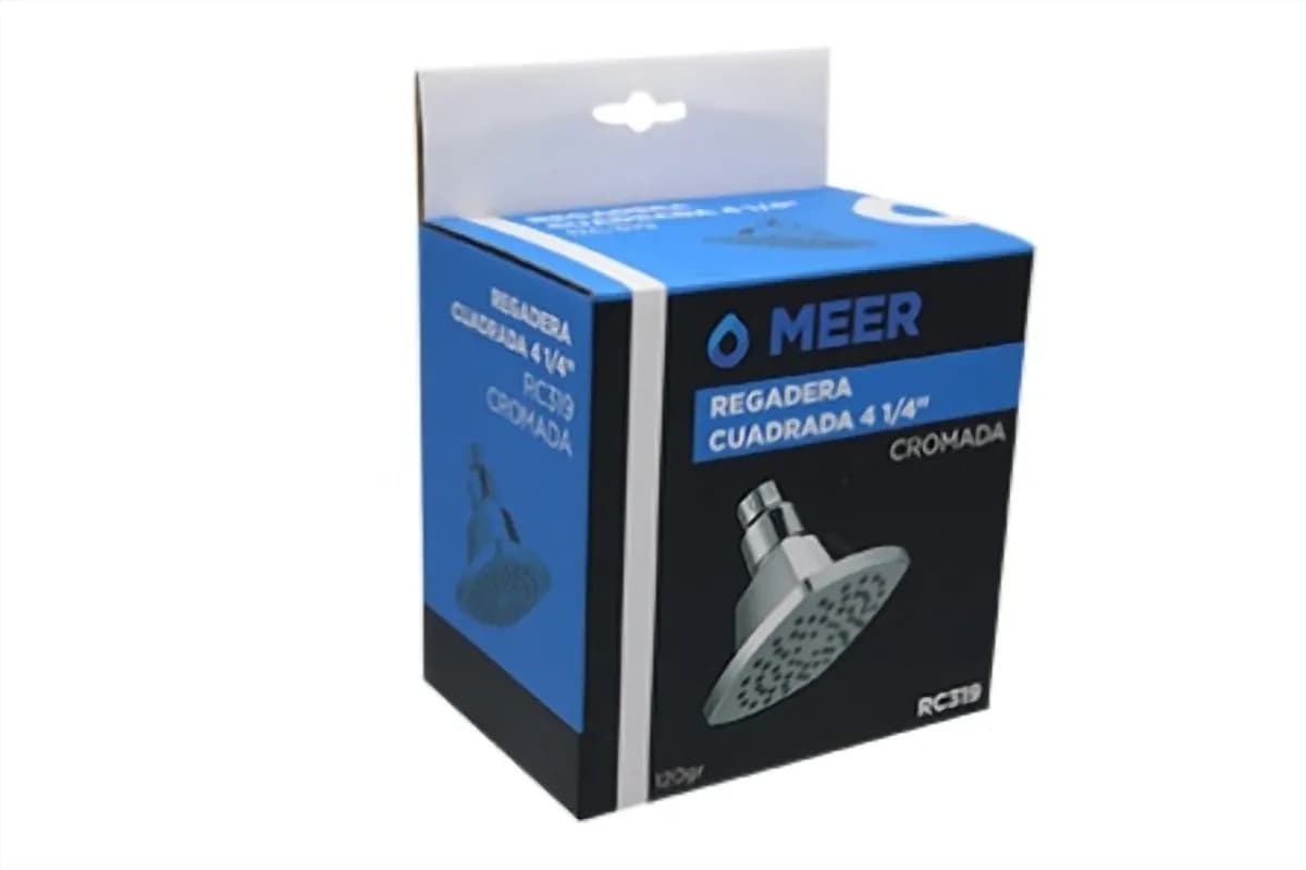 Regadera Cuadrada 3 3/4" MEER - RC319
