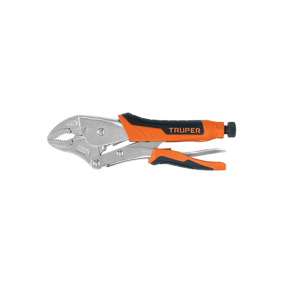 Pinza de Presión Mordaza Curva Mango de Vinil 10" Truper - 17436