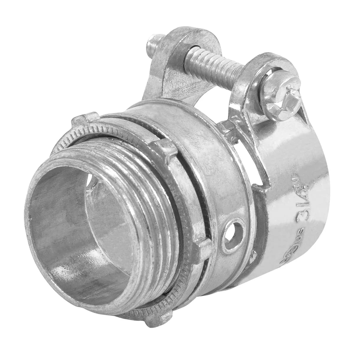 Conector Recto para Tubo Flexible Metálico 3/4" Volteck - 47341