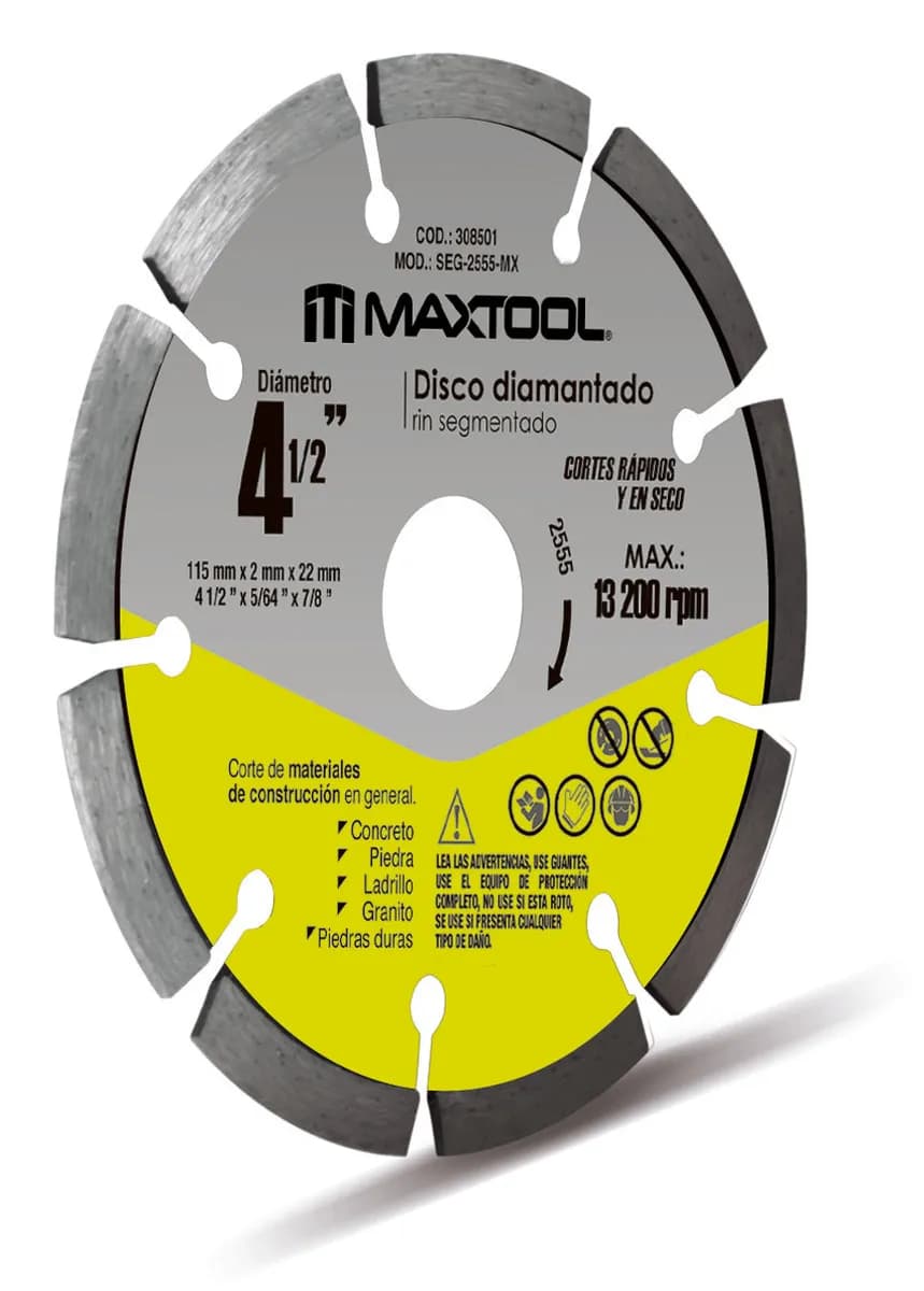 Disco de Diamante Rin Segmentado 4 1/2" AKSI - 308501