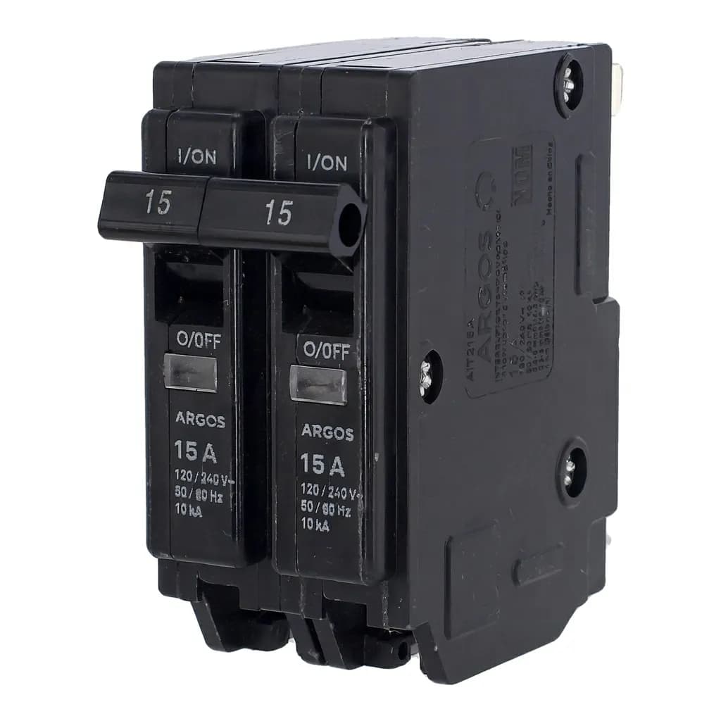 Interruptor Termomagnético 2P 15A Argos Bifásico