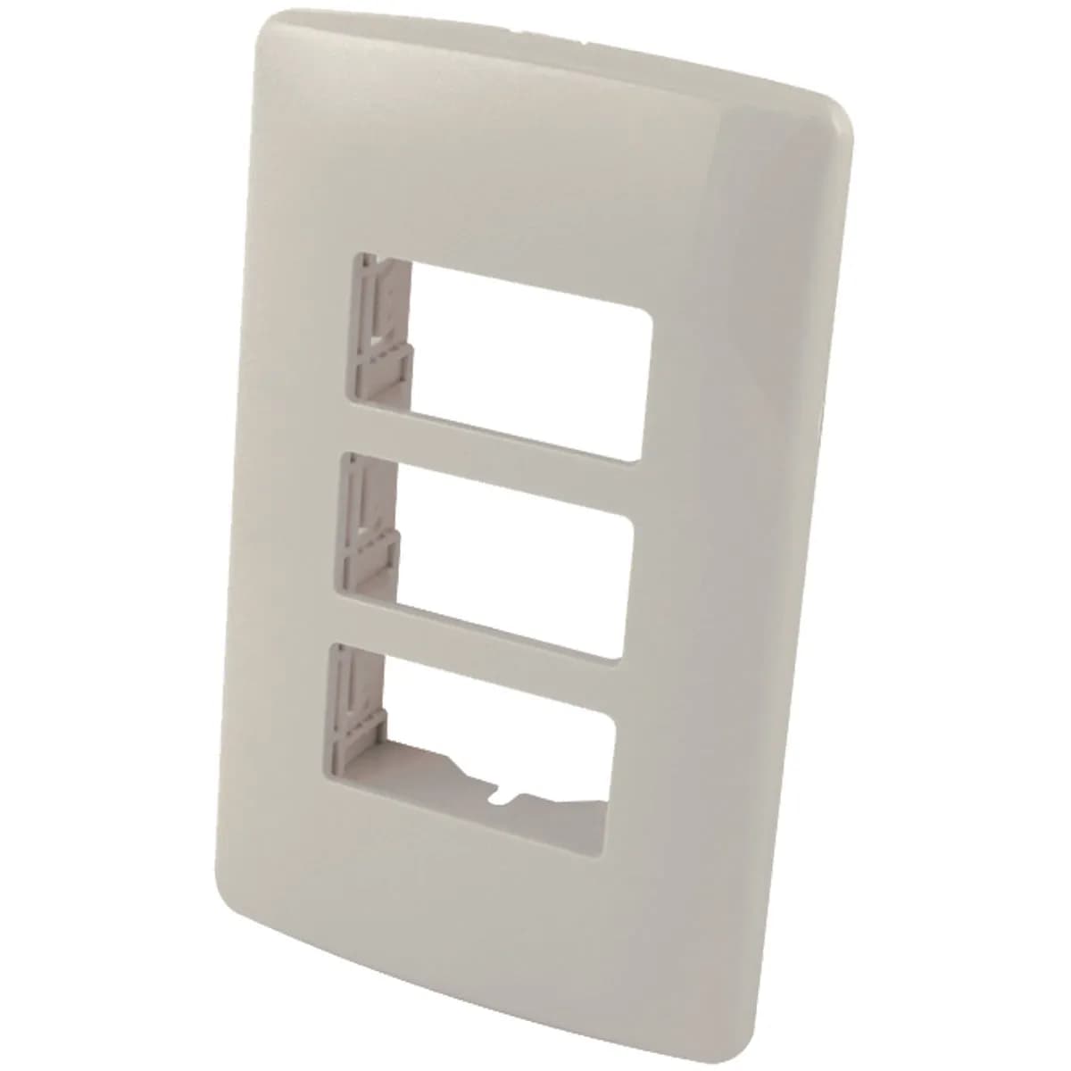 Placa Ciega de Plástico ABS Blanca AKSI - 118310