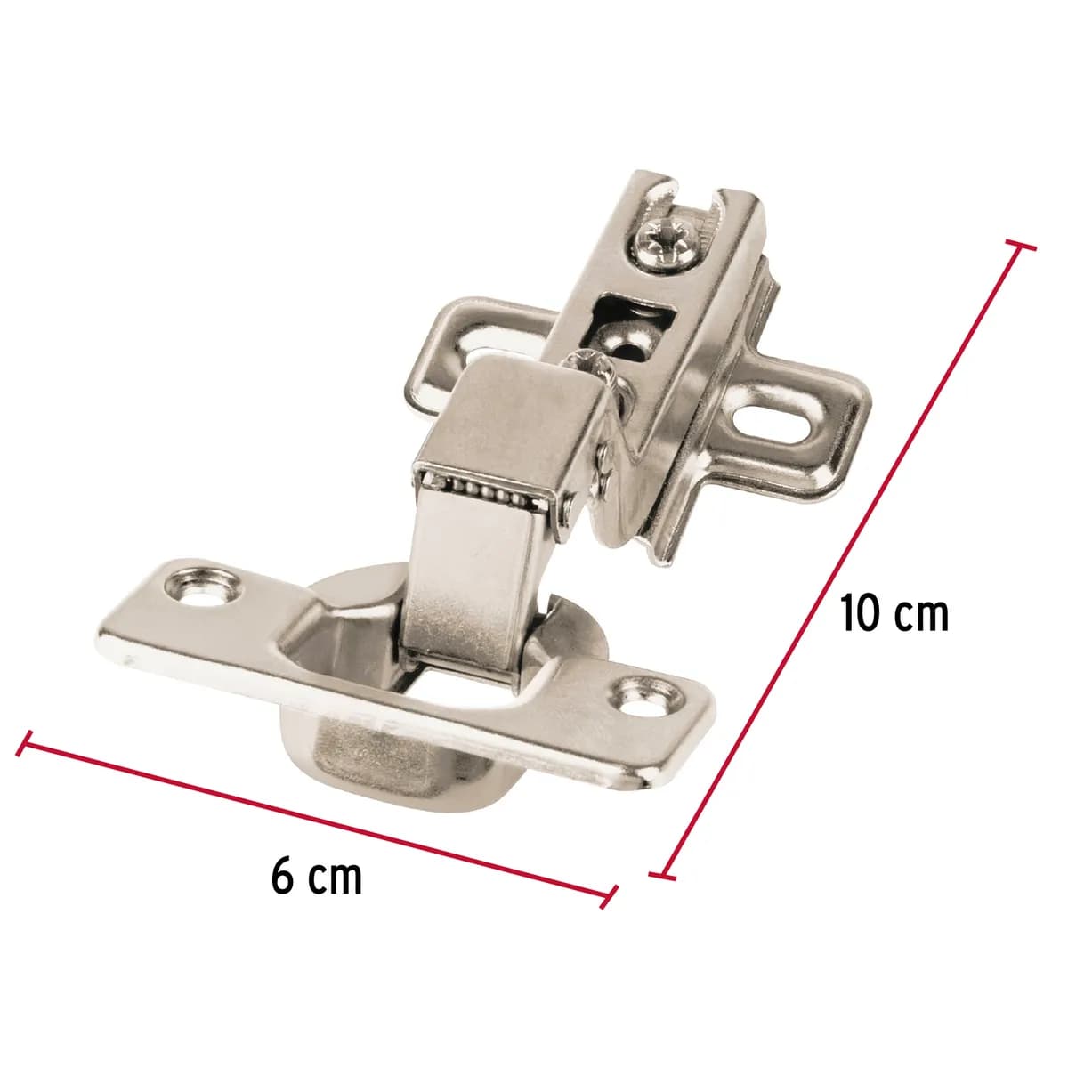 Bolsa con 2 Bisagras Bidimensionales 110° Truper - 43159