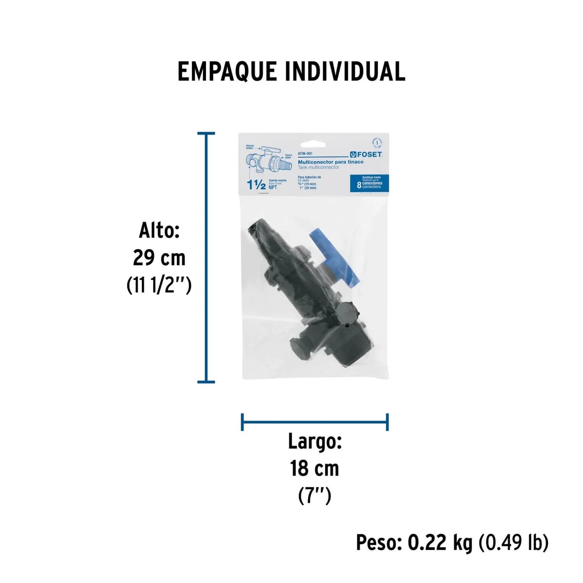 Multiconector para Tinaco Foset - 48081