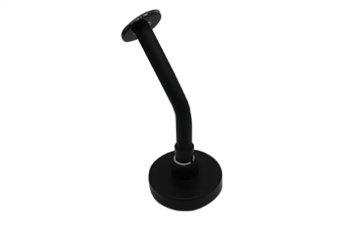 Regadera Redonda con Tubo Negro Mate MEER - RCT316