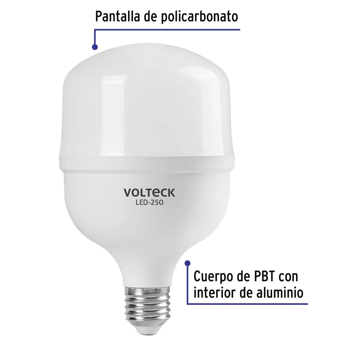 Foco LED de Alta Potencia 30 W (250 W) Luz Fría Volteck - 46226