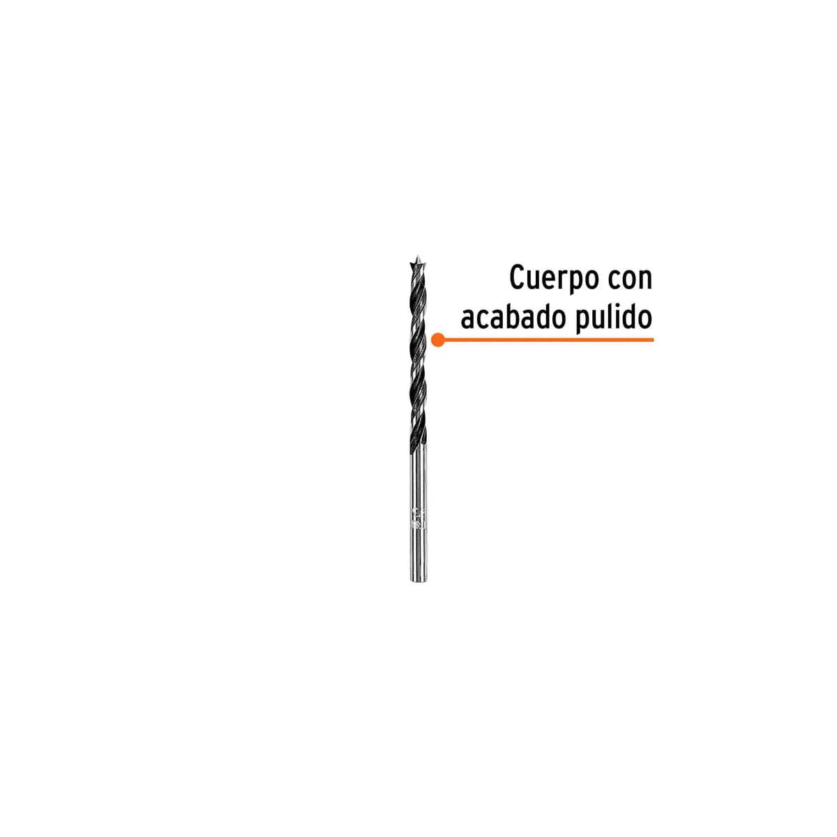 Broca con Punta Centradora para Madera 5/32" Truper - 101627