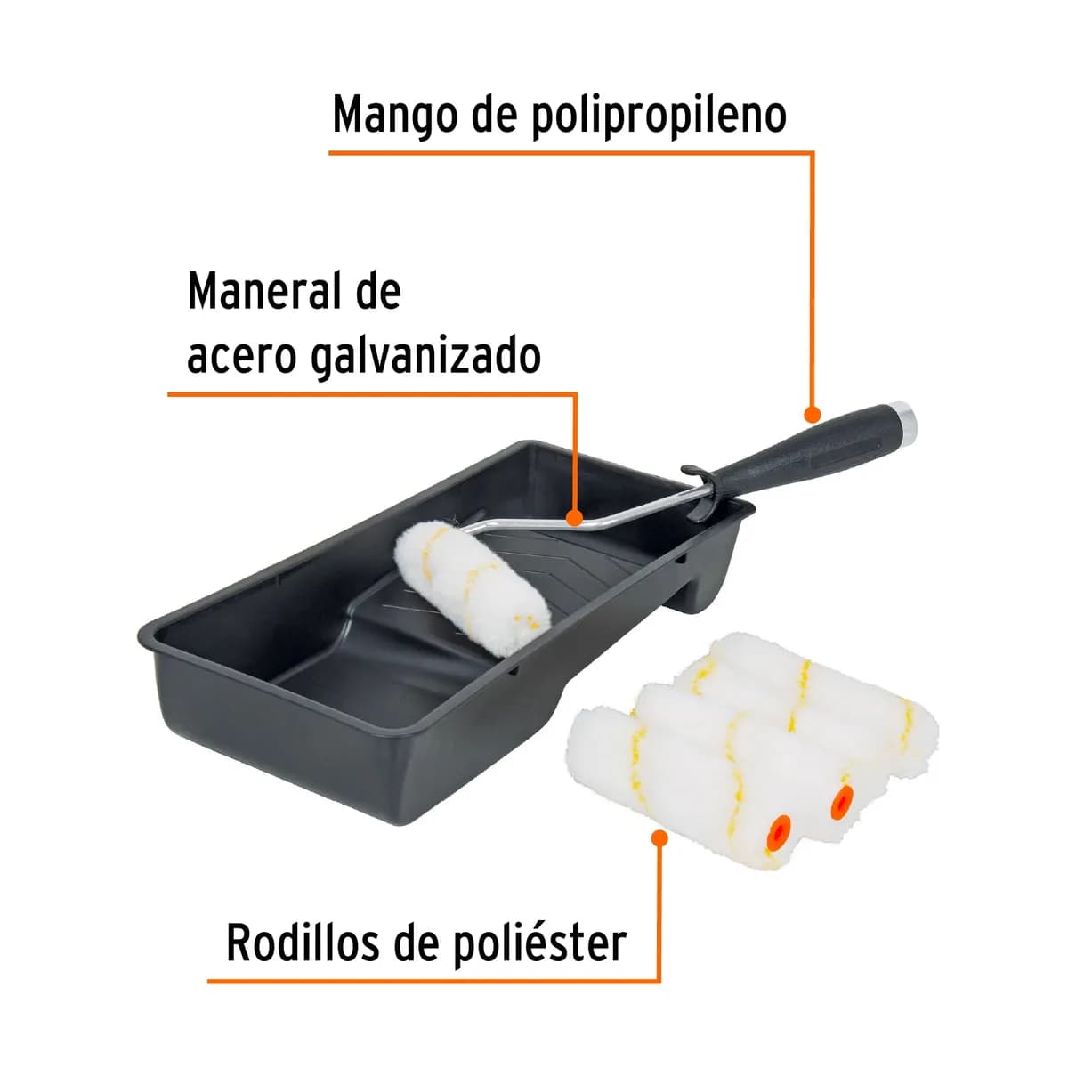 Kit de Charola 4" Truper - 15023