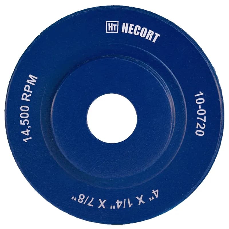 Carda de Diamante Azul 4" x 1/4" x 7/8" HECORT - 100720