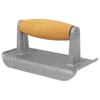 Volteador de Aluminio 75 x 150 mm con Mango de Madera Gimbel - 14LLANA007SM