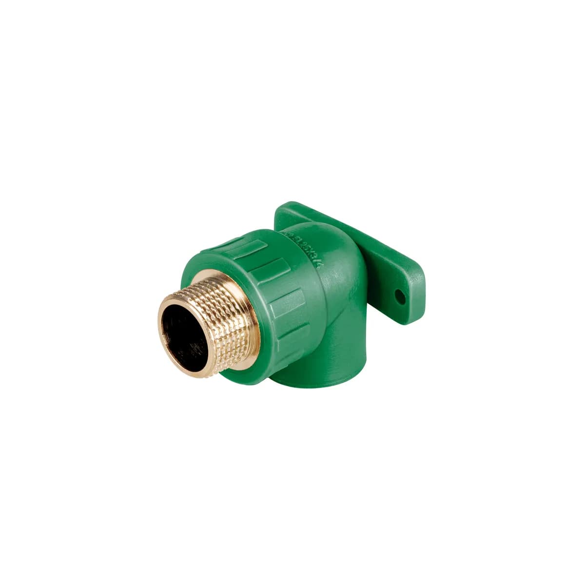 Codo Pipa con Oreja 90° PPR 3/4" Macho con Inserto Metálico Foset - 45266