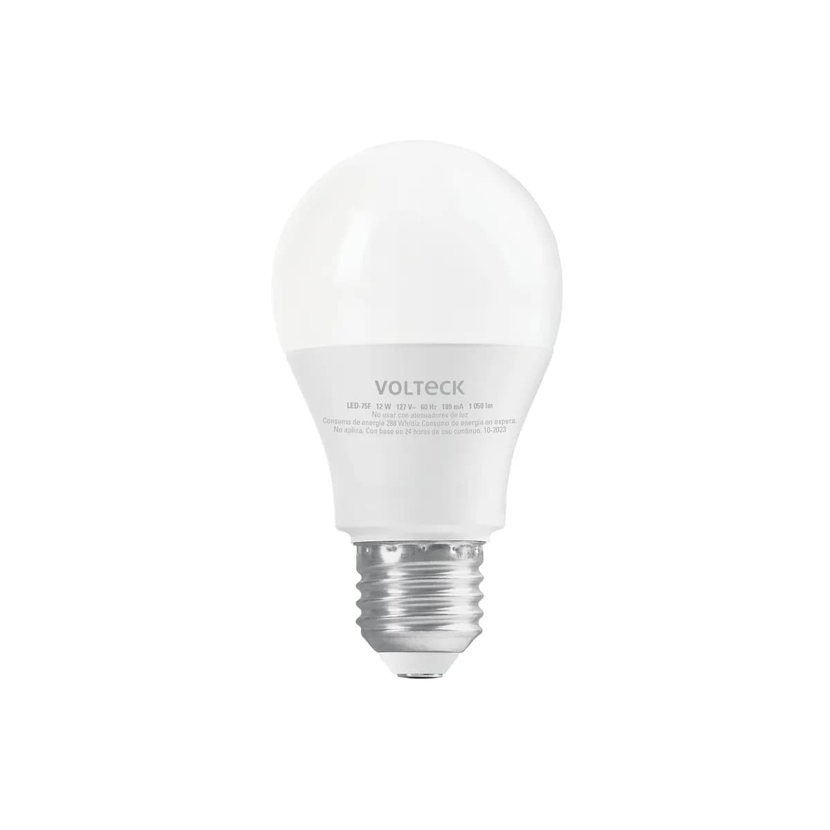 Foco LED 12 W (75 W) A19 6500 K 1050 lm en Blíster Volteck - 46860