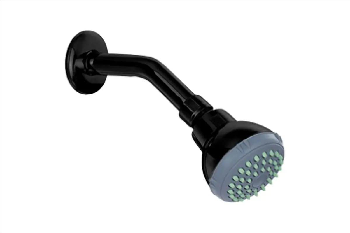 Regadera Antisarro 3" Negra MEER - RCT318