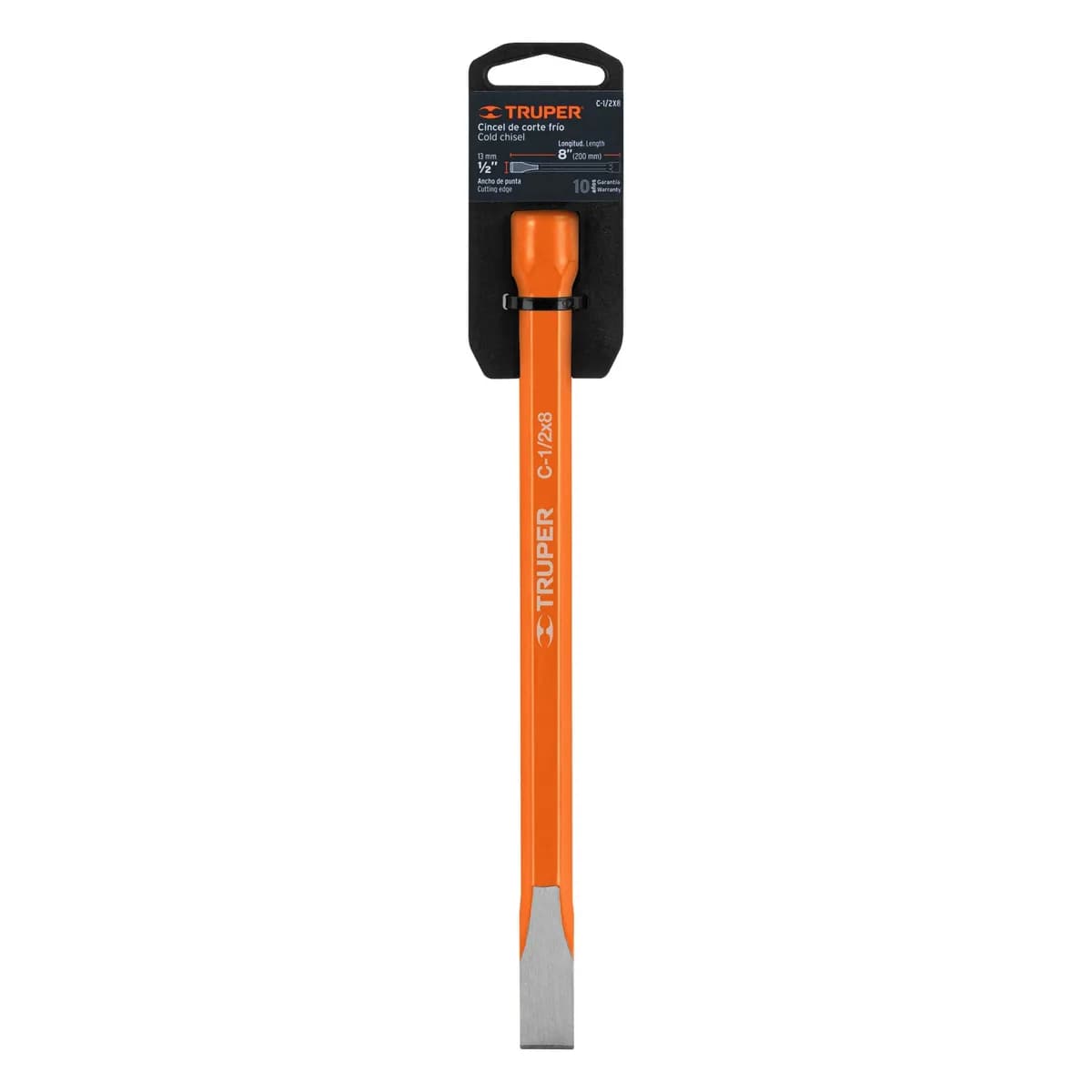 Cincel de Corte Frío 1/2" x 8" Truper - 12118