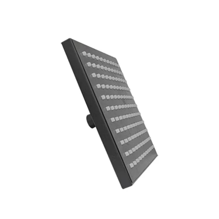 Regadera Cuadrada 7 1/2" x 7 1/2" Malasia Acabado Negro Rugo - 44MCN