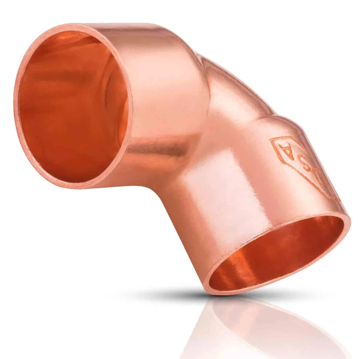 Codo de Cobre 90° 13 mm (1/2") IUSA - 616835