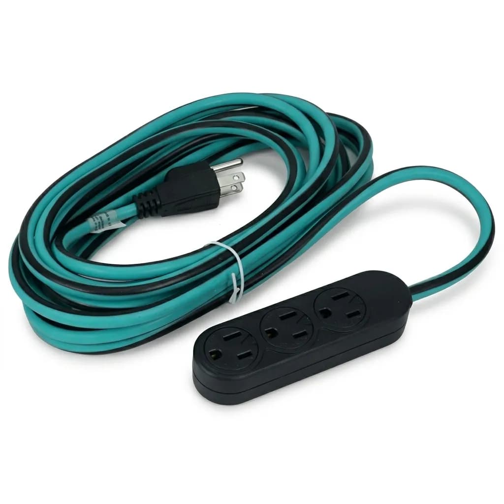 Multicontacto 3 Tomas Argos 9730063 Negro Cable 5m 13A Uso Rudo