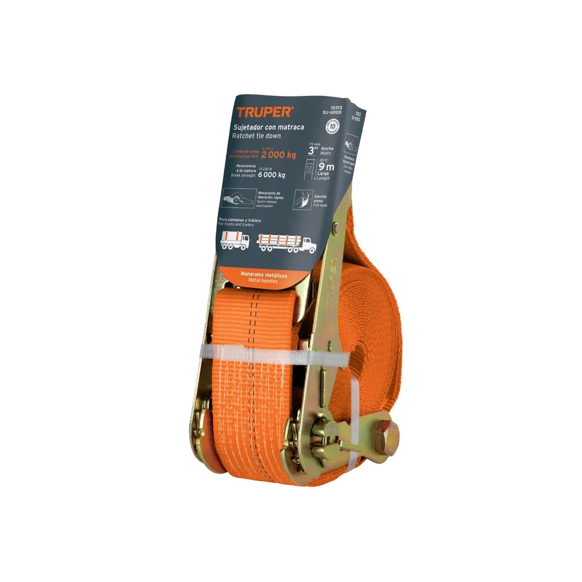 Sujetador con Matraca Truper SU-6000 - 10313