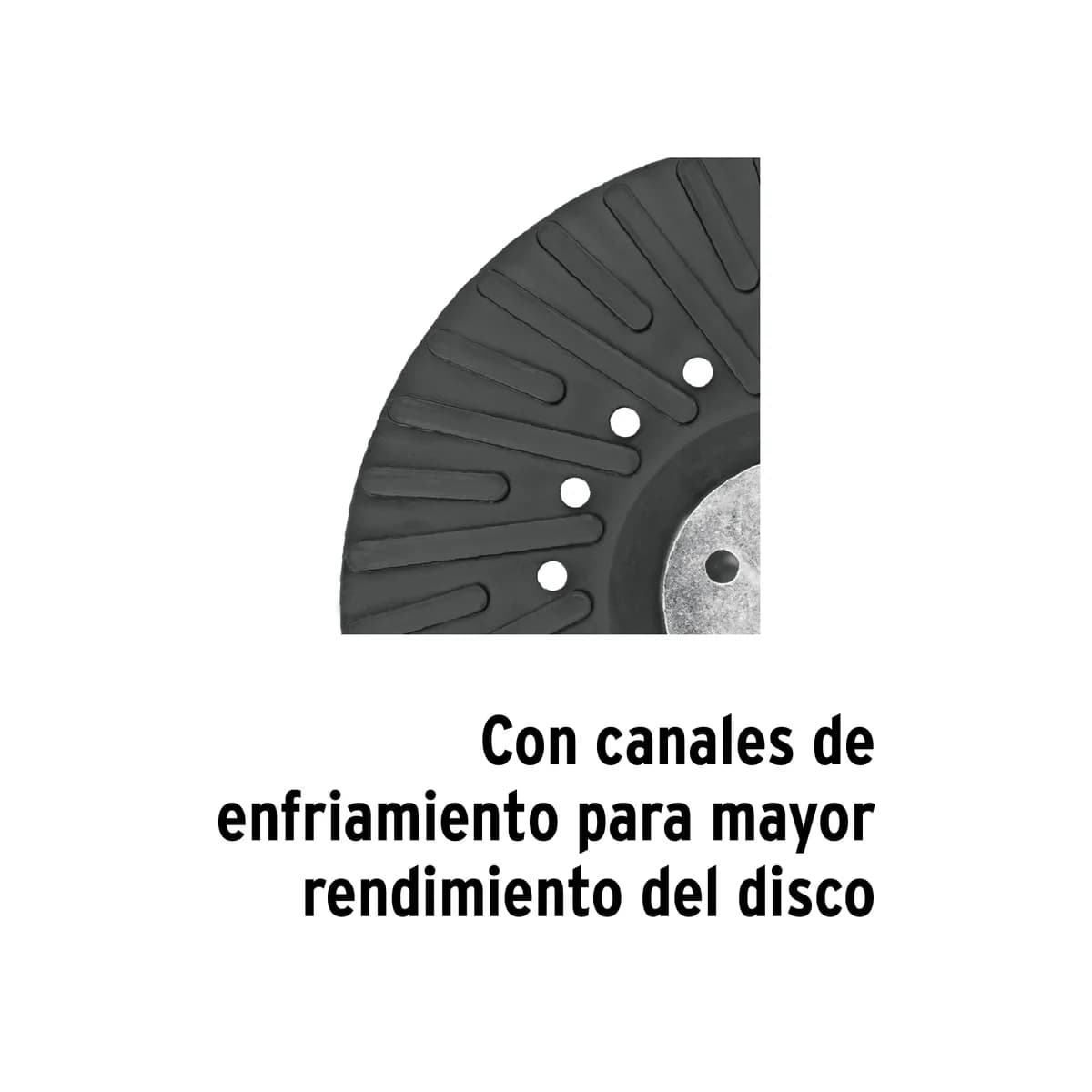Respaldo para Disco de Lija Eje 5/8" de 4 1/2" Truper - 17273