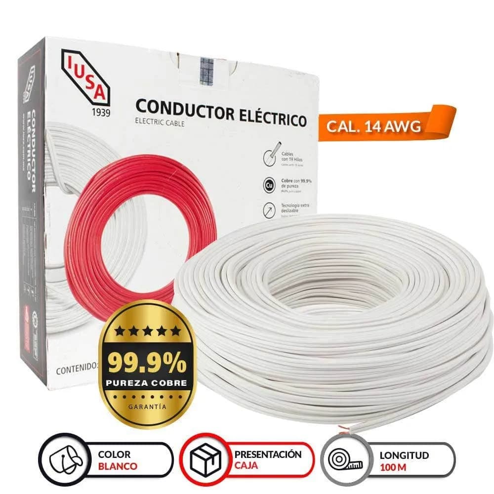 Metro de Cable Flexible POT Calibre 14 IUSA - 301713