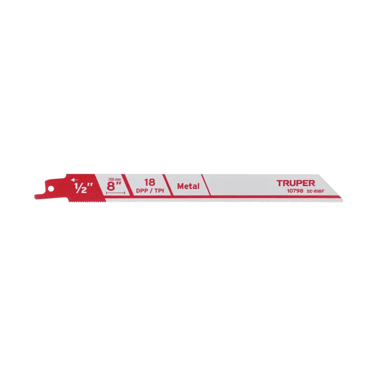 2 Seguetas para Sierra Sable 8" 18 DPP para Metal Truper - 10798