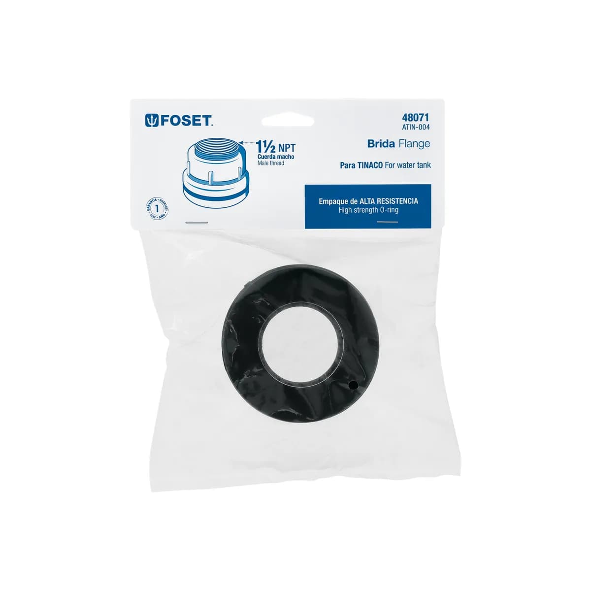 Brida de Polipropileno para Tinaco 1-1/2" Foset - 48071