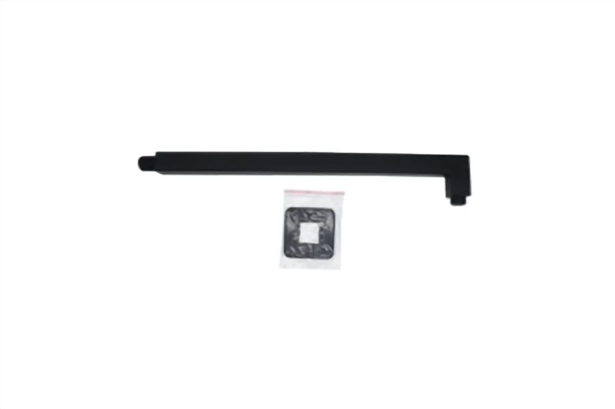 Brazo para Regadera 40 cm Acero Inoxidable Negro MEER - CUE-017