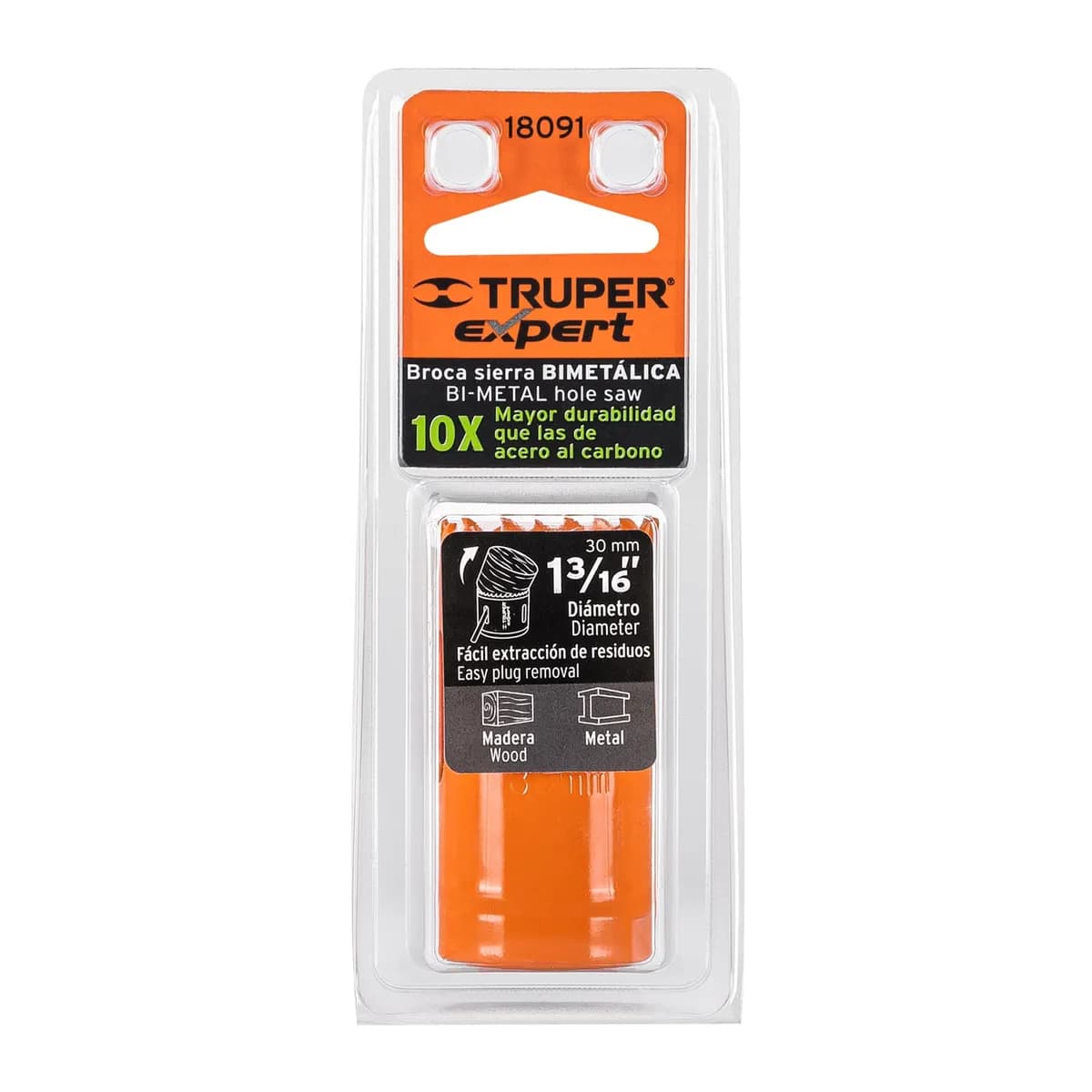 Brocasierra Bimetálica Expert 1 3/16" Truper - 18091